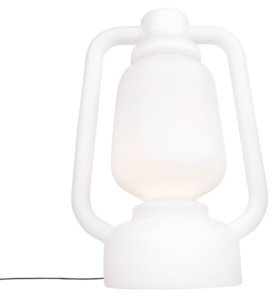 Stojací lampa bílá 110 cm IP44 - Storm Extra Large
