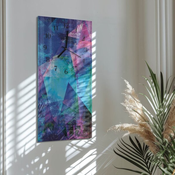 Skleněné hodiny vertikální Vzor zsppc-30x60-00180497