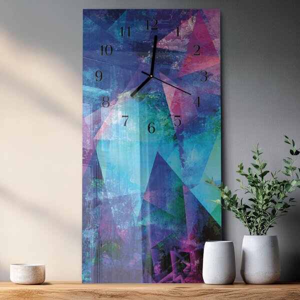 Skleněné hodiny vertikální Vzor zsppc-30x60-00180497