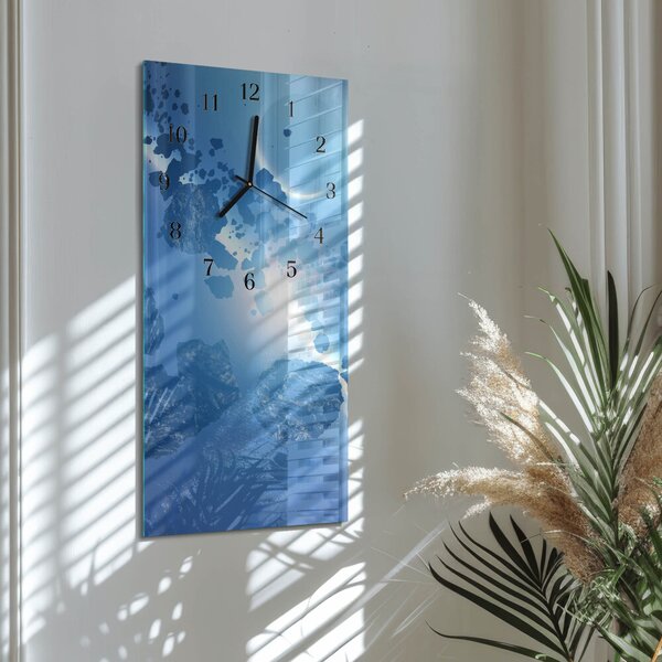 Skleněné hodiny vertikální Nebeské kameny zsppc-30x60-00181251