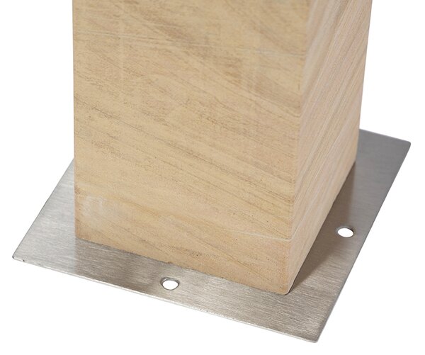 Moderní venkovní stojací lampa pískovcová 40 cm - Grumpy
