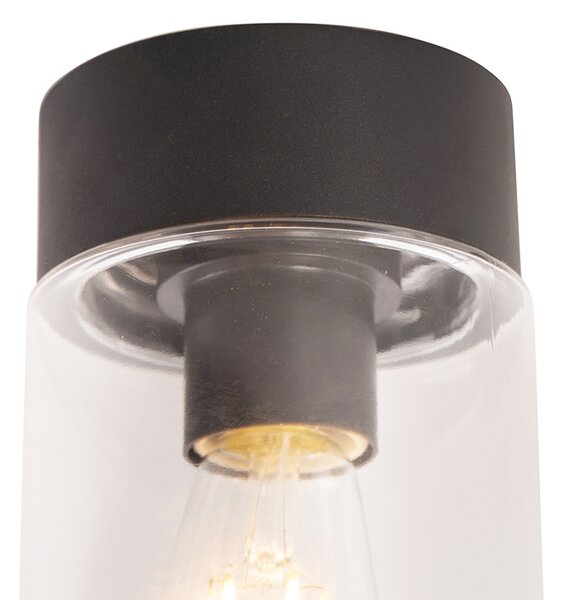 Moderní stropní svítidlo černé 22,6 cm IP44 - Jarra