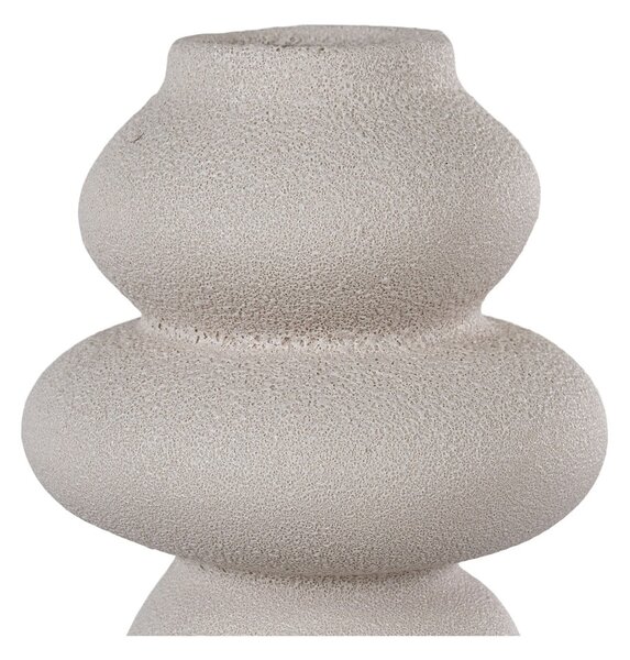 Krémová váza z kameniny (výška 26,5 cm) – House Nordic