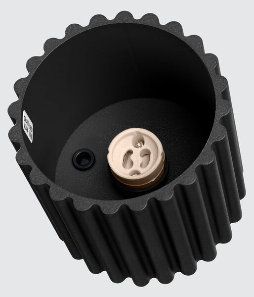 Stropní svítidlo Aura, 1x černé hliníkové stínítko, (10 cm)