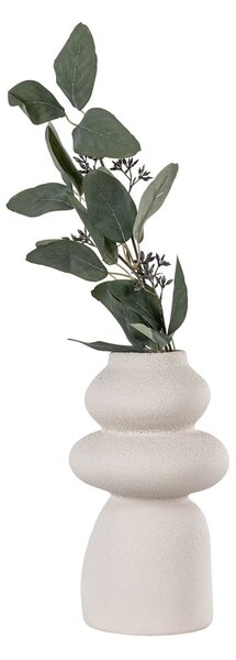 Krémová váza z kameniny (výška 26,5 cm) – House Nordic