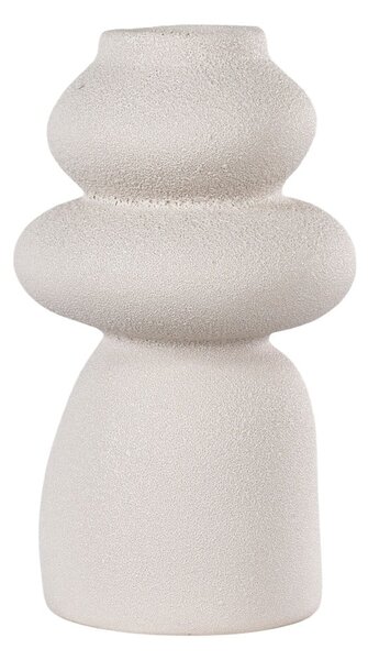 Krémová váza z kameniny (výška 26,5 cm) – House Nordic