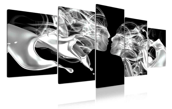 Malvis Obraz kouřový polibek Velikost: 100x50 cm