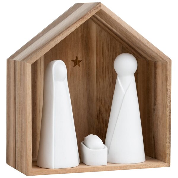 Dřevěný betlém Nativity Scene