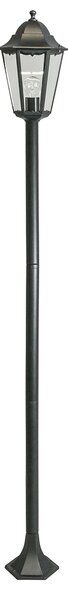 Klasická venkovní stojací lampa černá 170 cm IP44 - New Orleans 1