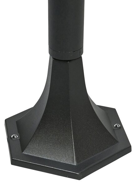 Klasická venkovní stojací lampa černá 170 cm IP44 - New Orleans 1