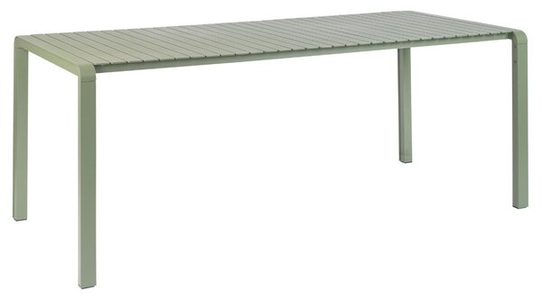 Zelený kovový zahradní jídelní stůl ZUIVER VONDEL 214 x 97 cm