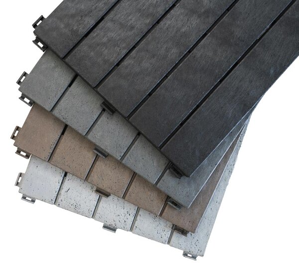 Multy home Gumová dlaždice NATURAL STONE 30 x 30 cm, antracit MHEU5100146, 1 ks 4016.91.00