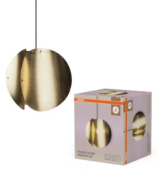 Dekorativní závěsná lampa Globe Gold E27