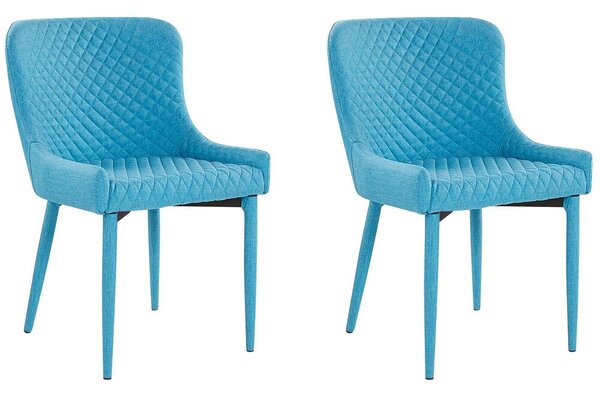 Set 2 ks jídelních židlí Beliani Scheba (modrá). 1075946