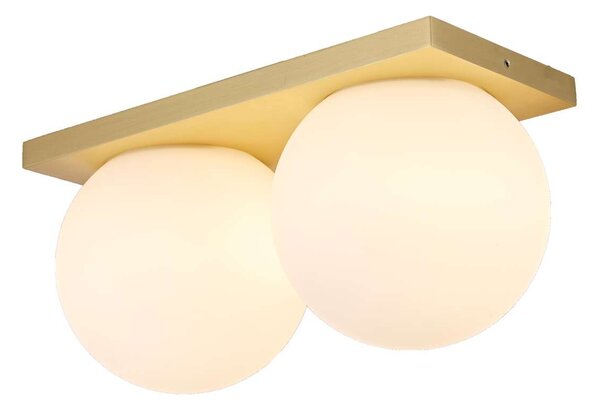 Antidark - Palla C2135 LED Stropní Lampa Dim-to-Warm Opal/BrassAntidark - Lampemesteren