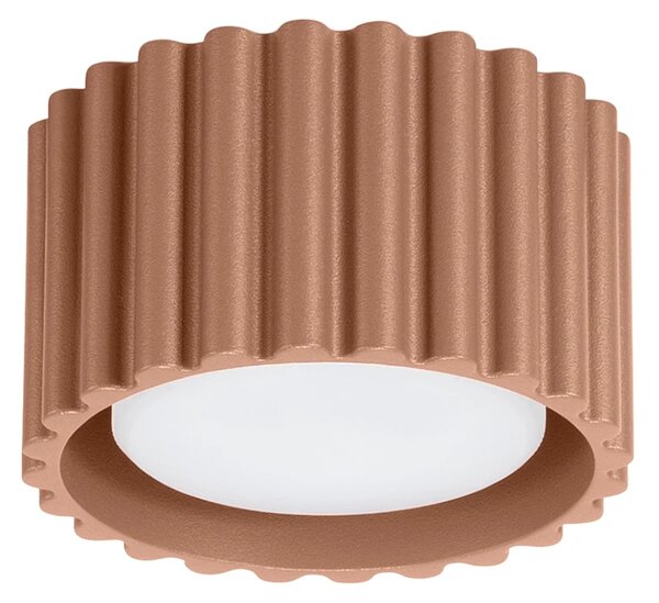 Stropní svítidlo Aura, 1x hnědé hliníkové stínítko, (6 cm)