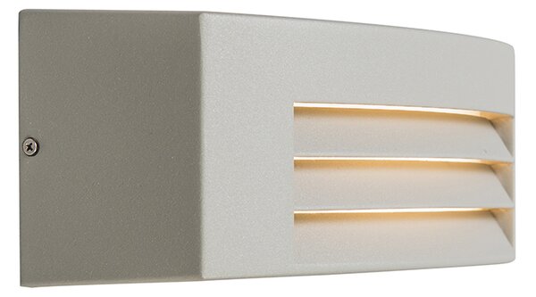 Moderní nástěnná lampa šedá IP44 - Hurricane 1
