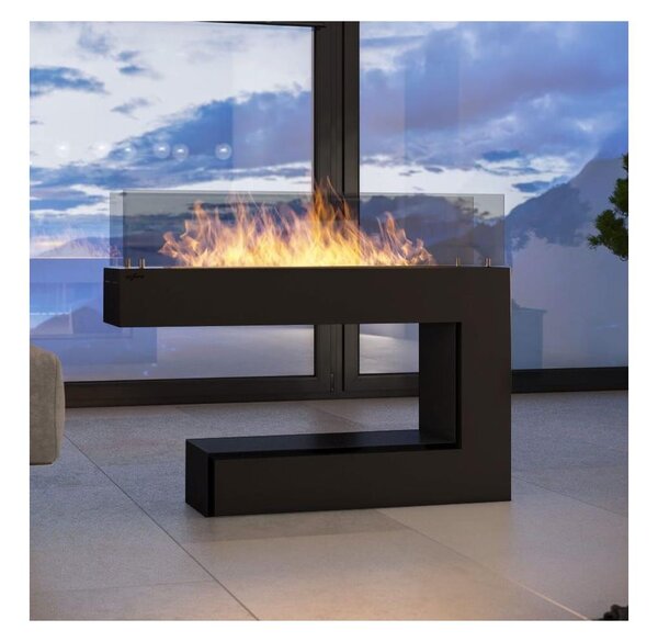 InFire - BIO krb 110x92 cm 3kW černá