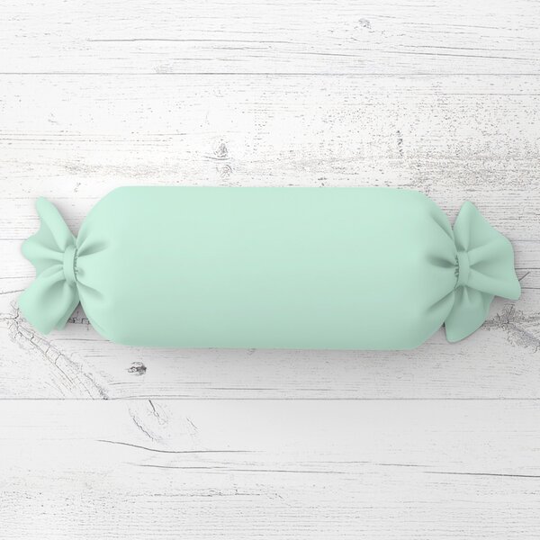 Biante Polštář válec bonbon Rongo RG-019 Mintový 15x40 cm