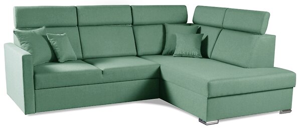 Sedací souprava SLIM XL | 238x180 cm | pravá | rozkládací + úložný prostor | letto 75 mintová EASY CLEAN