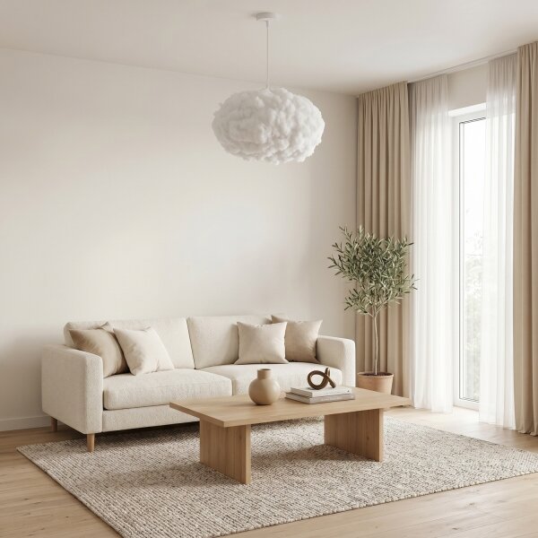 Brilagi - Lustr na lanku SOLEAIR 2xE27/40W/230V pr. 60 cm bílá