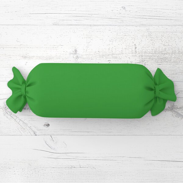 Biante Polštář válec bonbon Rongo RG-043 Sytě zelený 15x40 cm