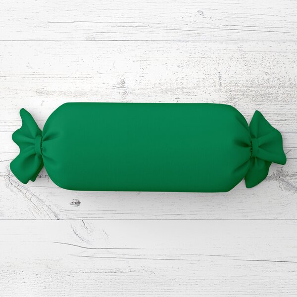 Biante Polštář válec bonbon Rongo RG-056 Zelený 15x40 cm