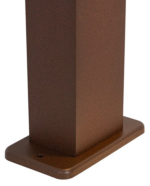 Průmyslová stojací venkovní lampa rezavě hnědá 65 cm IP44 - Baleno