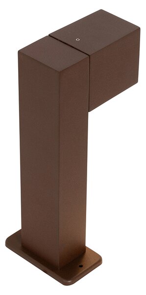 Chytrá venkovní stojací lampa rezavě hnědá 30 cm IP44 vč. WiFi GU10 - Baleno