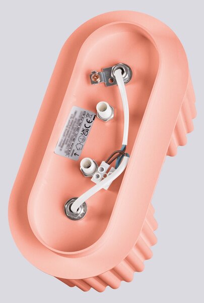 Stropní svítidlo Aura, 2x růžové hliníkové stínítko, (10 cm)