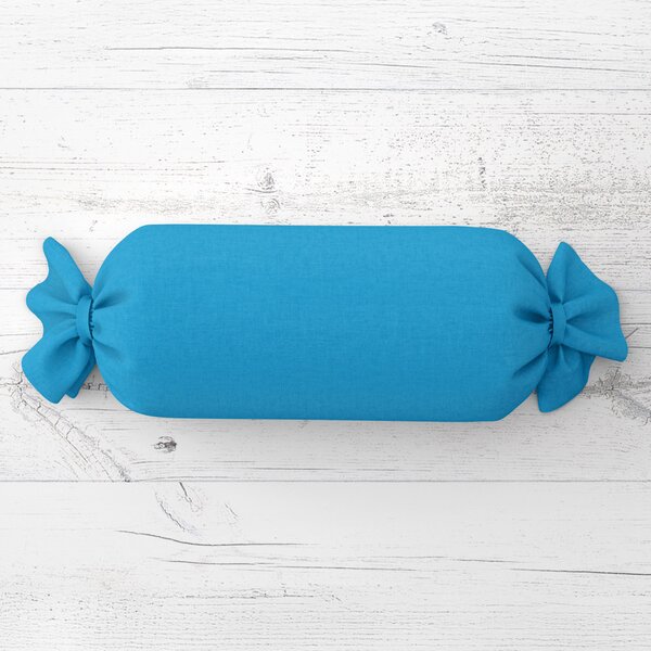 Biante Polštář válec bonbon Rongo RG-073 Modrý 15x40 cm