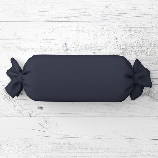Biante Polštář válec bonbon Rongo RG-066 Tmavě šedý 15x40 cm