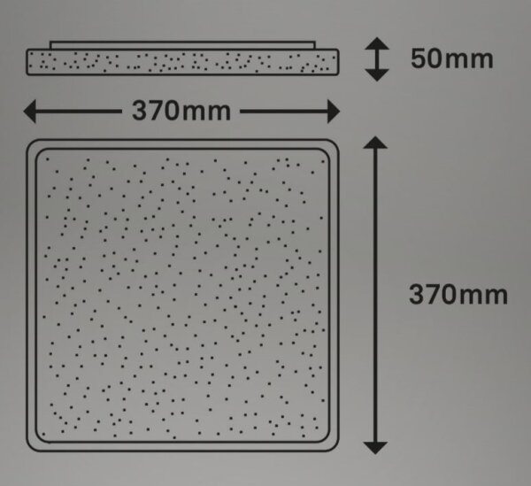Briloner 3749-414 - LED Stropní svítidlo LINO LED/24W/230V matný chrom