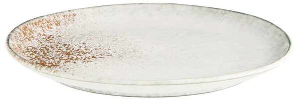 Keramický talíř White/Orange Ø 21 cm