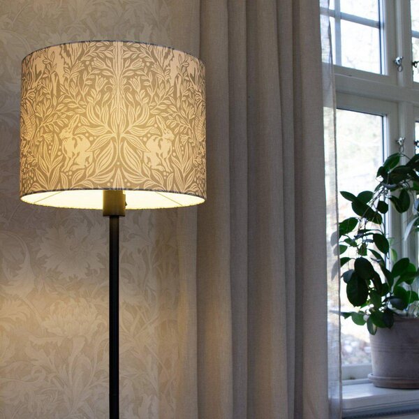 PR Home Stojací lampa Amy, Eldertree zelená/černá, výška 150 cm, E27, Zelená, Obývací pokoj / jídelna, Textil / tkanina / hedvábí