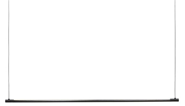 LOOM DESIGN LED závěsné světlo Straw 150, černé, hliník, stmívatelný, Černá, Obývací pokoj / jídelna, Hliník, Moderní