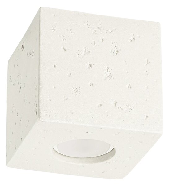 Stropní svítidlo Quad, 1x béžové betonové stínítko