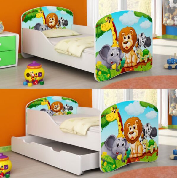 Dětská postel - Safari - 140x70 cm