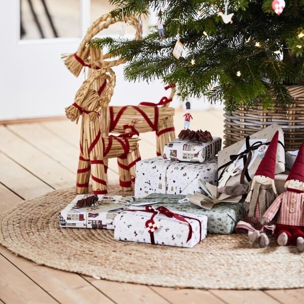 Kulatý jutový koberec Natural Jute 120 cm