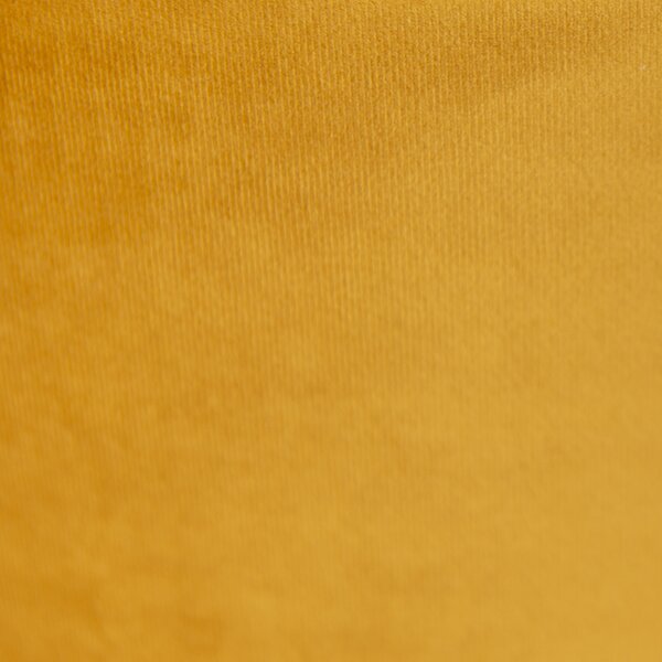 Sametové stínidlo žluté 35/35/20 se zlatým vnitřkem