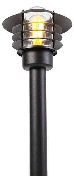 Moderní venkovní lampa černá 100 cm IP44 - Prato