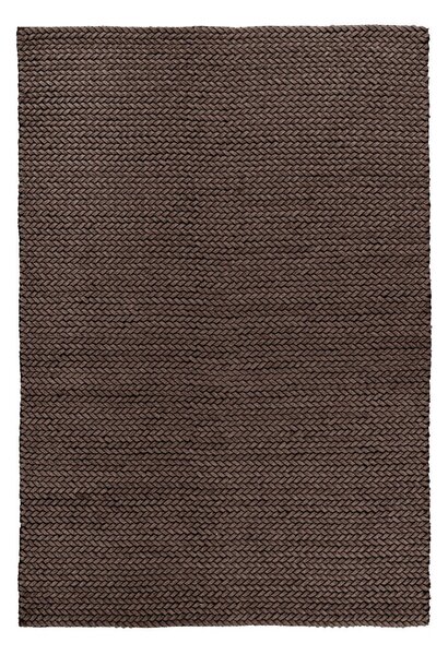 KOBEREC TKANÝ NA PLOCHO, 80/150 cm hnědá Kayoom - Online Only koberce & rohožky, Online Only