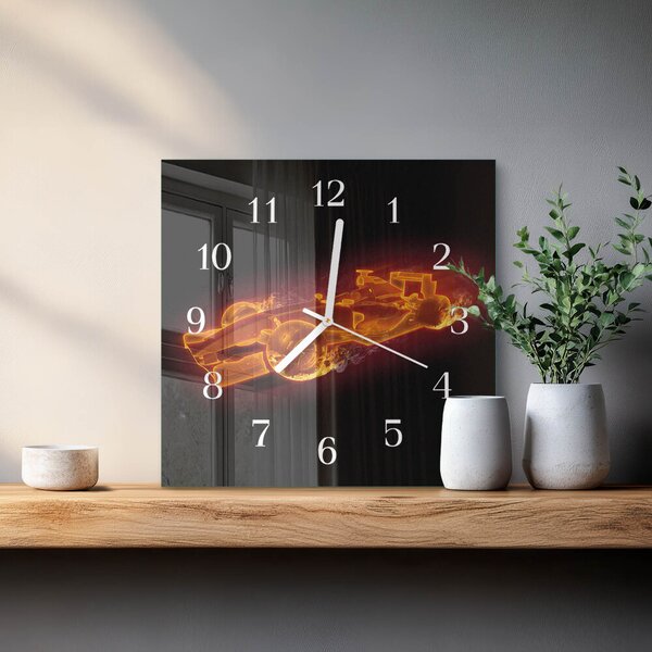 Skleněné hodiny Haraburdí zskb-30x30-00080675