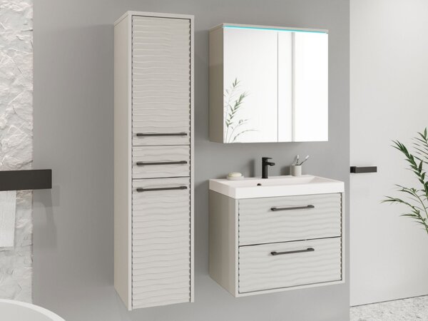 Koupelnový nábytek Tomeq I, Barva: kašmírová béžová, Sifon k umyvadlu: ne, Osvětlení: bez osvětlení, Baterie: ne 5903211455131