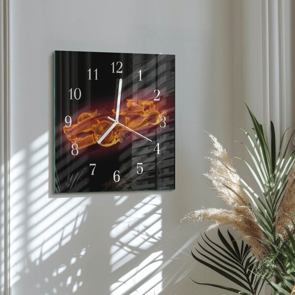 Skleněné hodiny Haraburdí zskb-30x30-00080675
