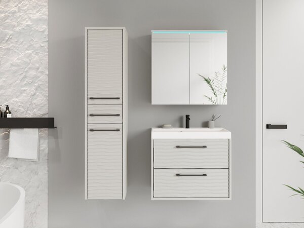 Koupelnový nábytek Tomeq I, Barva: kašmírová béžová, Sifon k umyvadlu: ne, Osvětlení: bez osvětlení, Baterie: ne 5903211455131