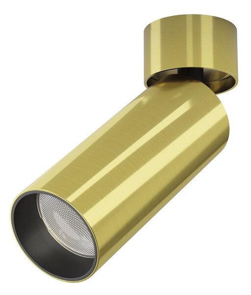 Maytoni Stropní LED svítidlo FOCUS, v. 16 cm, 12W Barva: Černá, Teplota světla: 4000K - denní bílá, Stmívání, řízení: ON/OFF (bez stmívání)