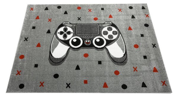 Koberec Lima G928C Gamepad světle šedý / tmavě šedý