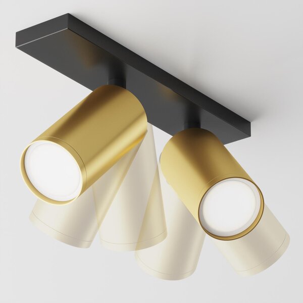 Maytoni Moderní stropní svítidlo FOCUS S, v. 12 cm, 2xGU10 Barva: Černá
