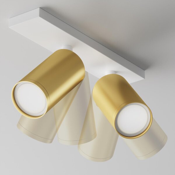Maytoni Moderní stropní svítidlo FOCUS S, v. 12 cm, 2xGU10 Barva: Černá